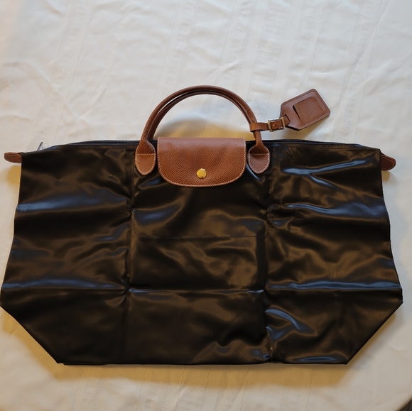 Vintage Women's Black Fold Up Bag - Picture 4 of 8